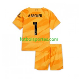 Camiseta Liverpool A Becker 1 Portero Niño Tercera Equipación 2023/2024